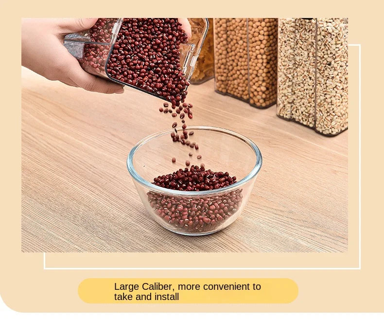 2/4 PCS Sealed Jar Containers Sets (Stackable)