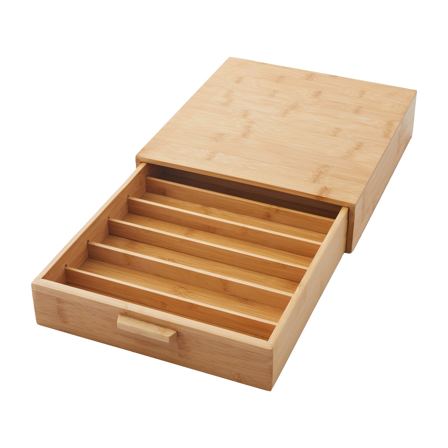 25 Capacity 3" H Bamboo K-Cup and Beverage Organizer