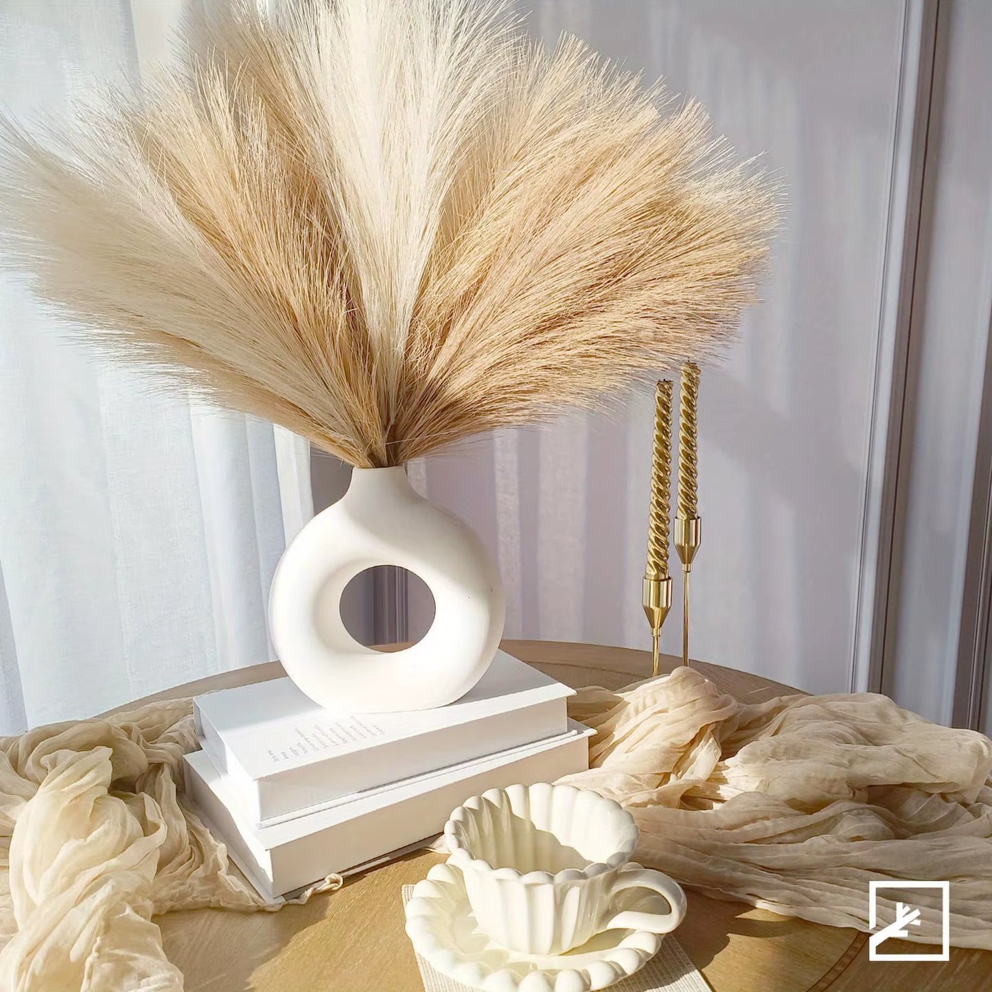 6PCS Artificial Pampas Flower Decor