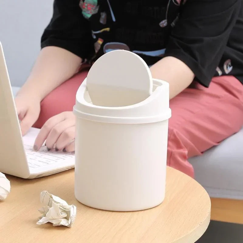 Mini Desktop Trash Can Bin