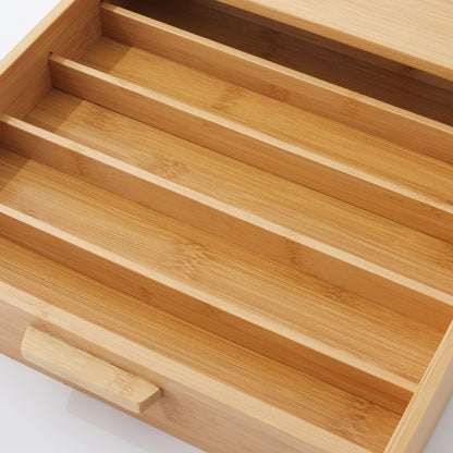 25 Capacity 3" H Bamboo K-Cup and Beverage Organizer