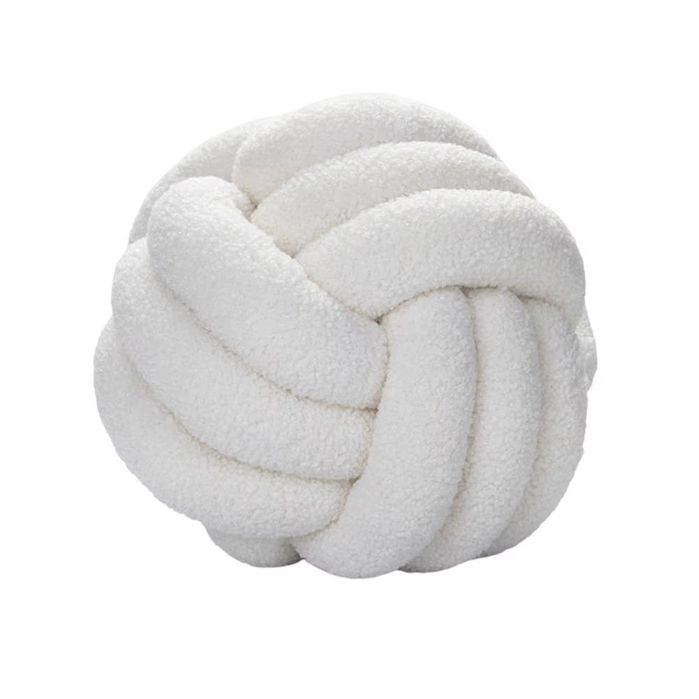 Knotted Ball Plush Pillow Indeformable