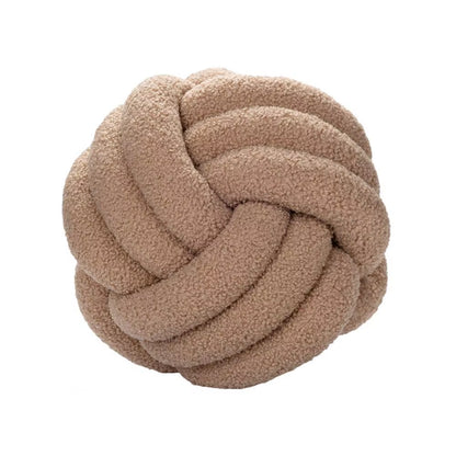 Knotted Ball Plush Pillow Indeformable