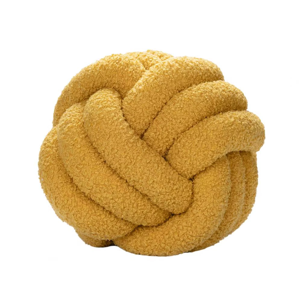 Knotted Ball Plush Pillow Indeformable