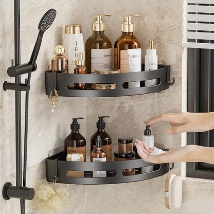 Strong Adhesive No Drill Shower Shelf Storage Wall Mount