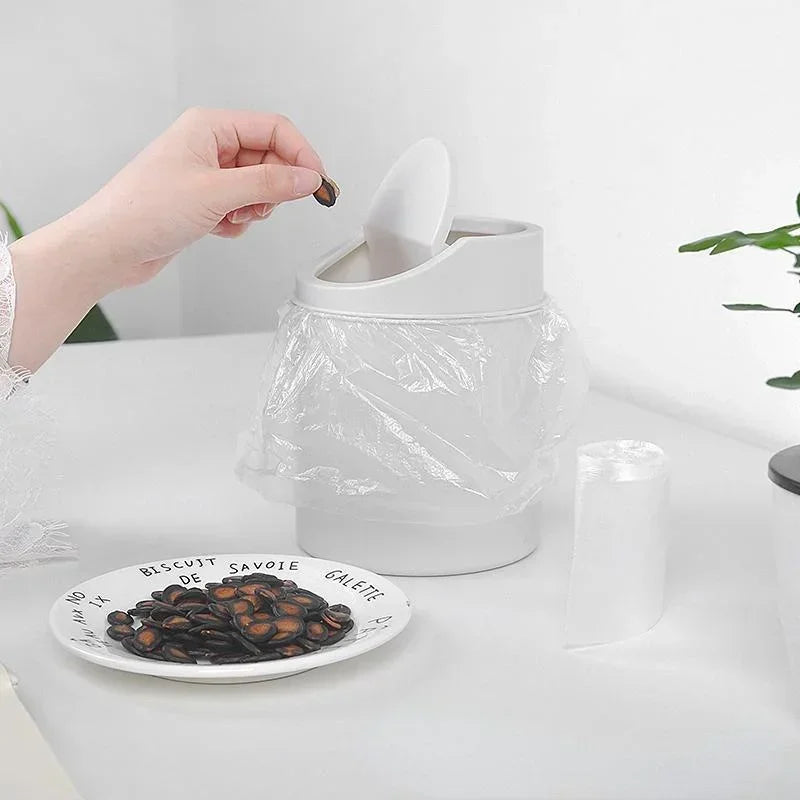 Mini Desktop Trash Can Bin