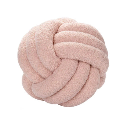 Knotted Ball Plush Pillow Indeformable