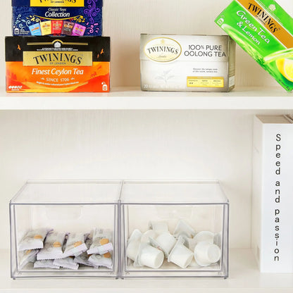 Small Stackable Storage Drawers Acrylic Organizer