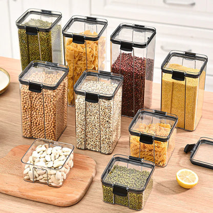 2/4 PCS Sealed Jar Containers Sets  (Stackable)