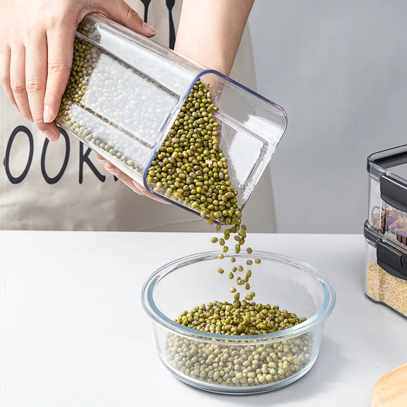 2/4 PCS Sealed Jar Containers Sets  (Stackable)