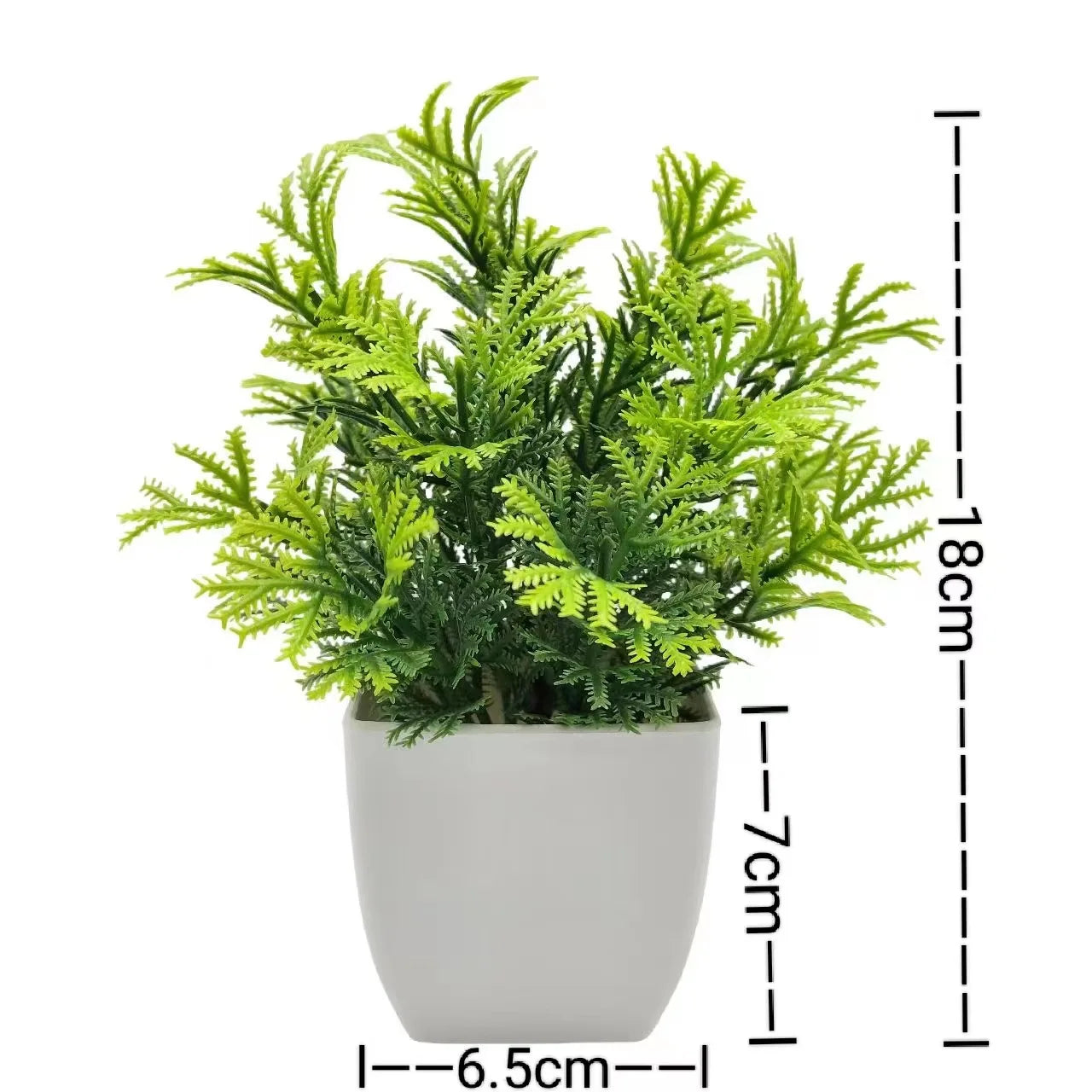1 Piece Artificial Plants with Plastics Pots Home Decor