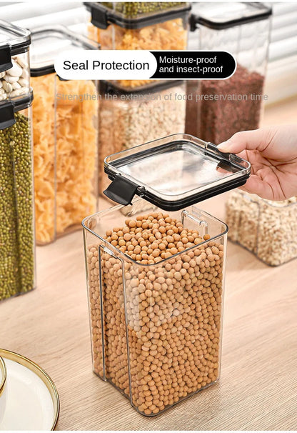 2/4 PCS Sealed Jar Containers Sets  (Stackable)