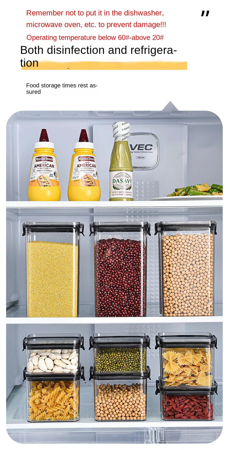 2/4 PCS Sealed Jar Containers Sets  (Stackable)