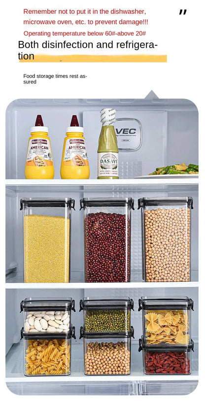 2/4 PCS Sealed Jar Containers Sets  (Stackable)