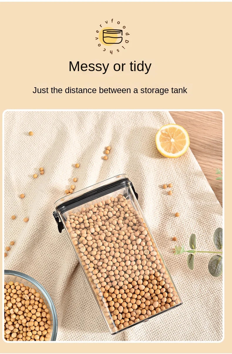 2/4 PCS Sealed Jar Containers Sets  (Stackable)