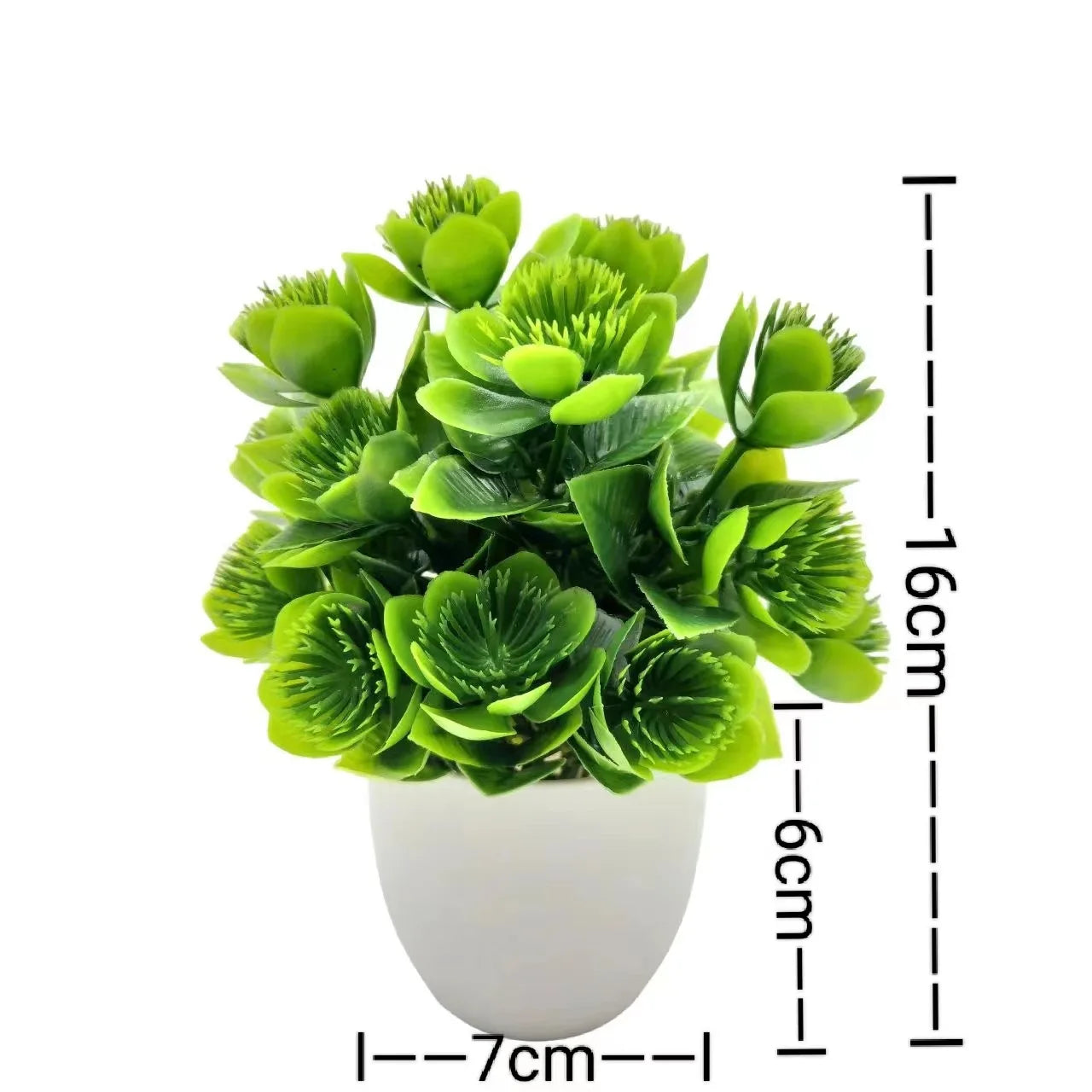 1 Piece Artificial Plants with Plastics Pots Home Decor