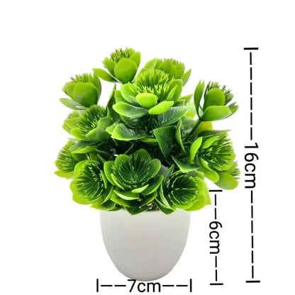 1 Piece Artificial Plants with Plastics Pots Home Decor