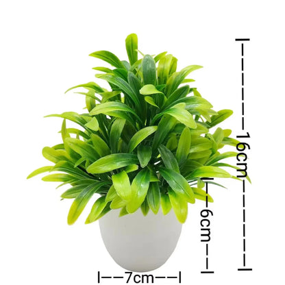 1 Piece Artificial Plants with Plastics Pots Home Decor