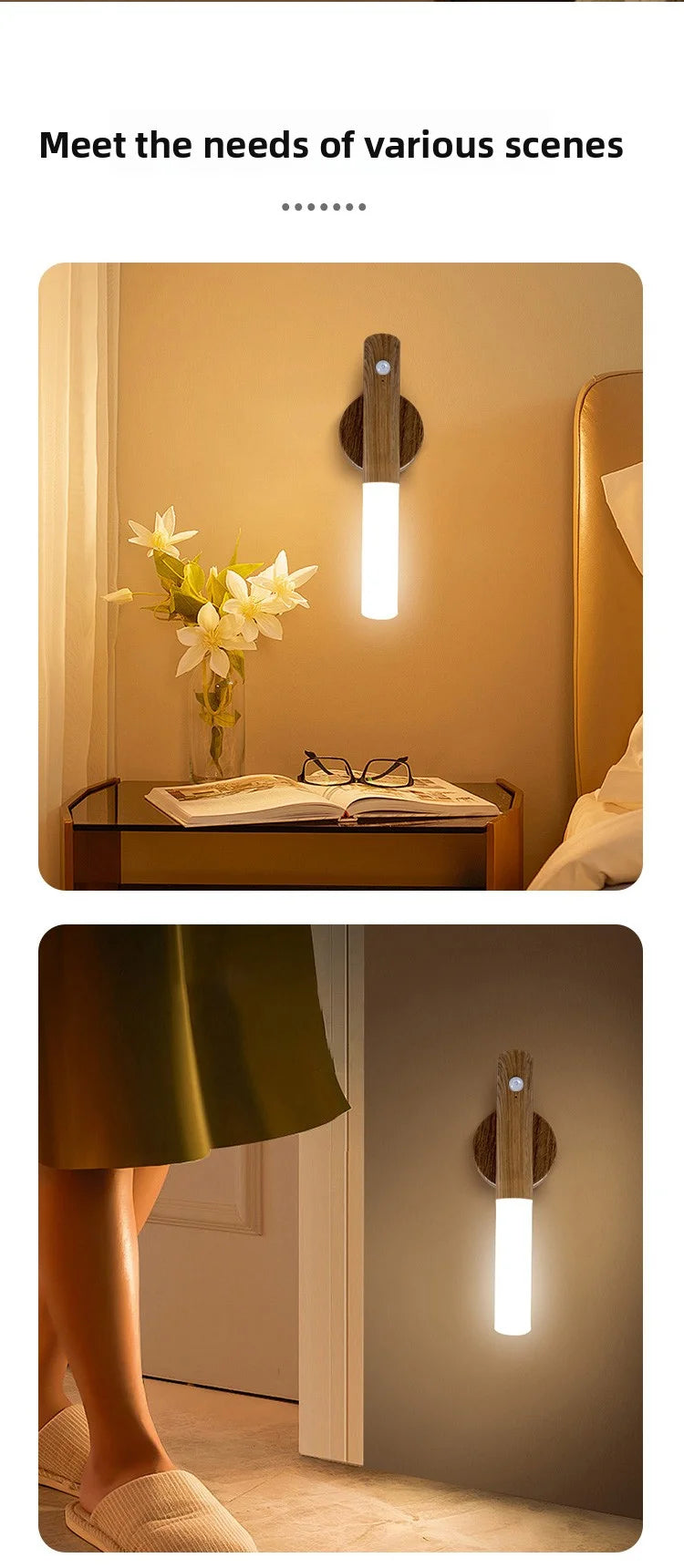 LED Night Light USB Charging w/ Motion Sensor Light