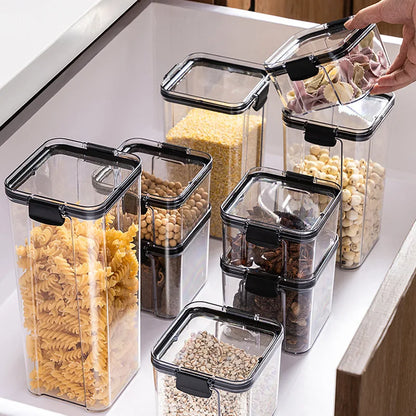 2/4 PCS Sealed Jar Containers Sets  (Stackable)