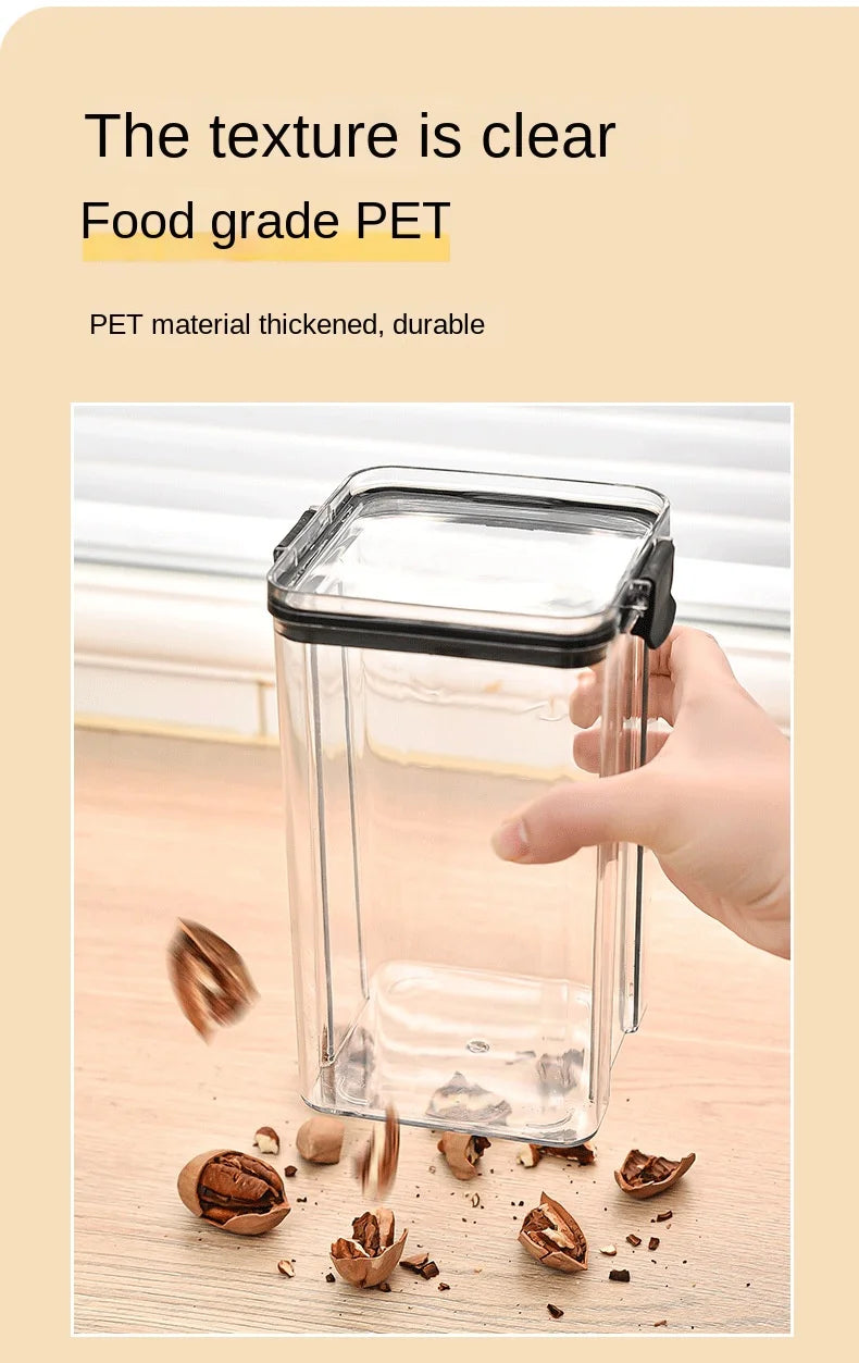 2/4 PCS Sealed Jar Containers Sets  (Stackable)