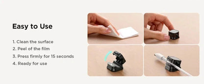 Magnetic Cable Clip Holder Adhesive 