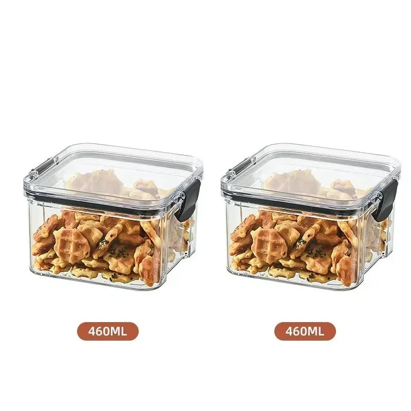 2/4 PCS Sealed Jar Containers Sets  (Stackable)