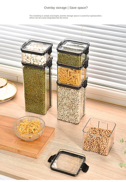 2/4 PCS Sealed Jar Containers Sets  (Stackable)