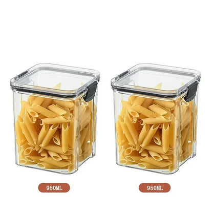 2/4 PCS Sealed Jar Containers Sets  (Stackable)