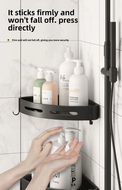 Strong Adhesive No Drill Shower Shelf Storage Wall Mount