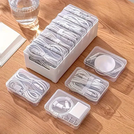 Cable Organizer Storage Box Set 