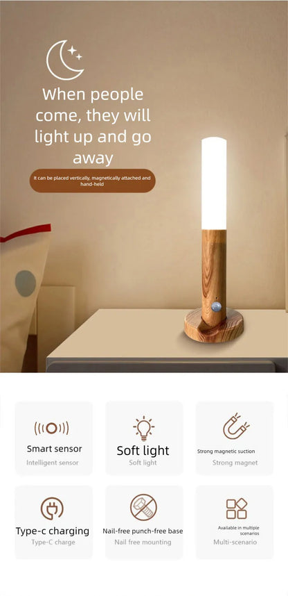 LED Night Light USB Charging w/ Motion Sensor Light