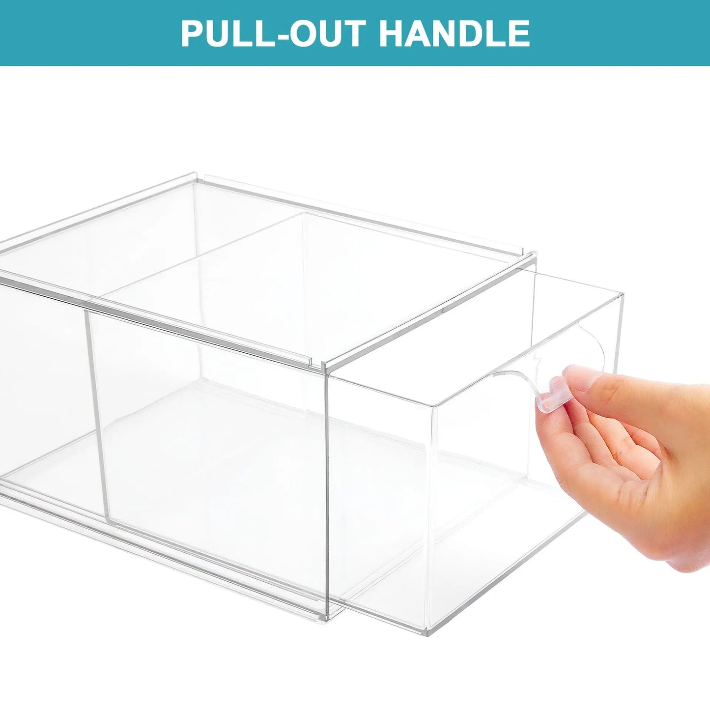Small Stackable Storage Drawers Acrylic Organizer