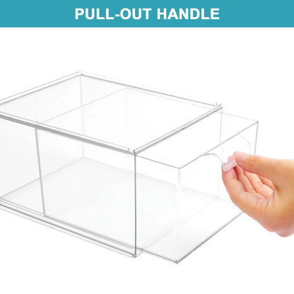 Small Stackable Storage Drawers Acrylic Organizer