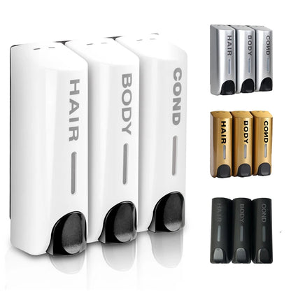 Single/Double/Triple 350Ml Soap Dispenser Wall-Mount 