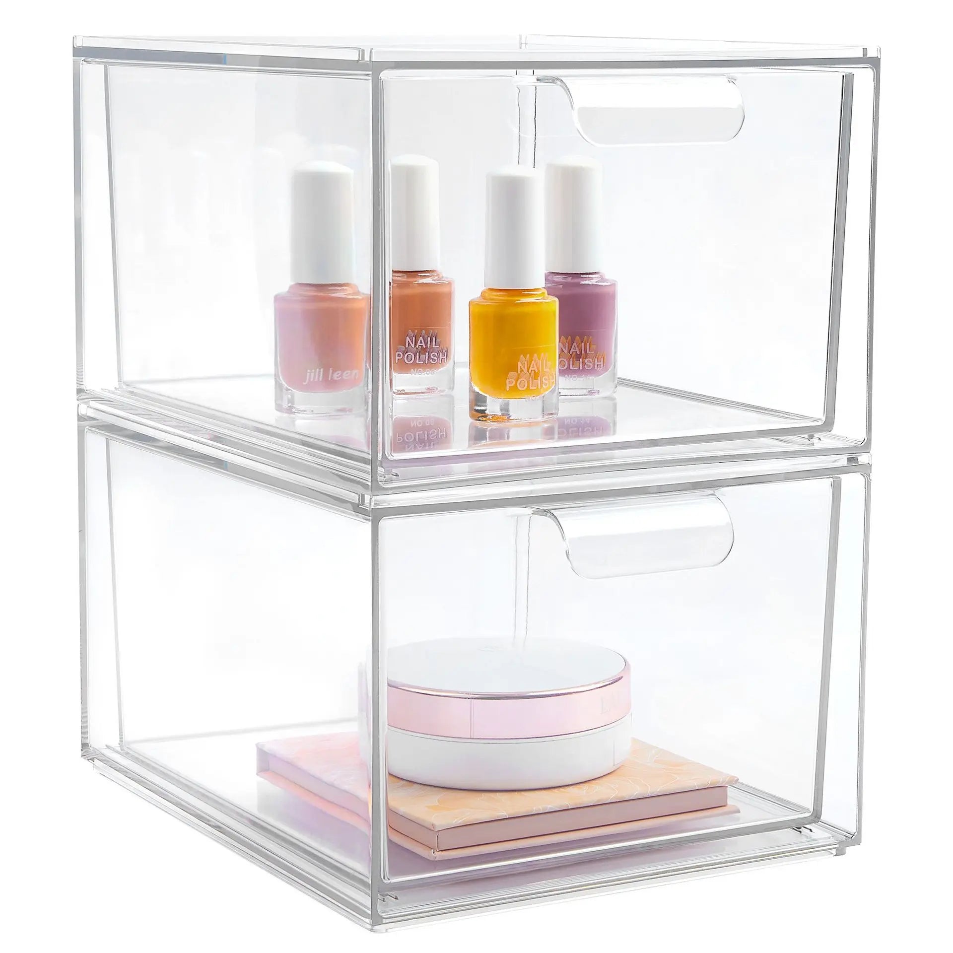 Small Stackable Storage Drawers Acrylic Organizer