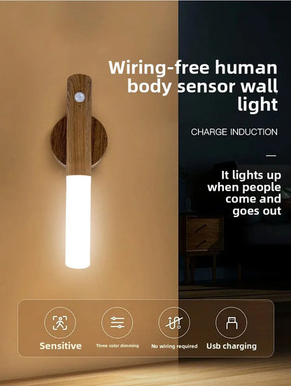 LED Night Light USB Charging w/ Motion Sensor Light