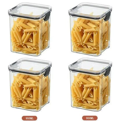 2/4 PCS Sealed Jar Containers Sets  (Stackable)