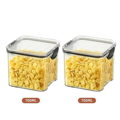 2/4 PCS Sealed Jar Containers Sets  (Stackable)