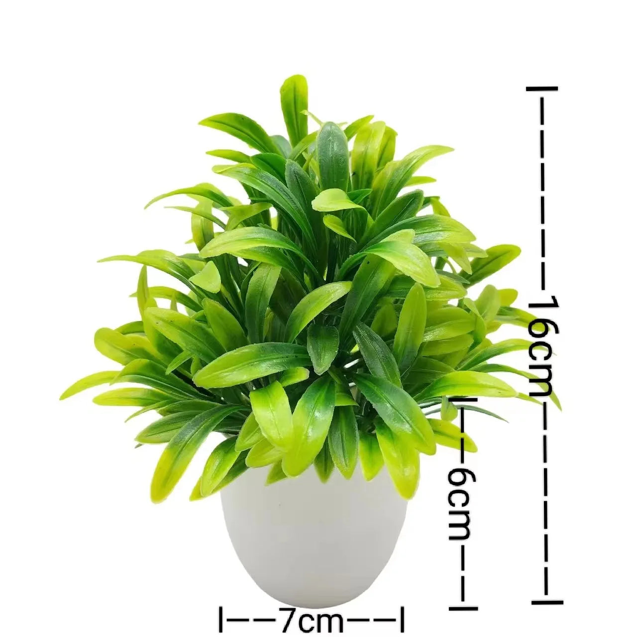 1 Piece Artificial Plants with Plastics Pots Home Decor