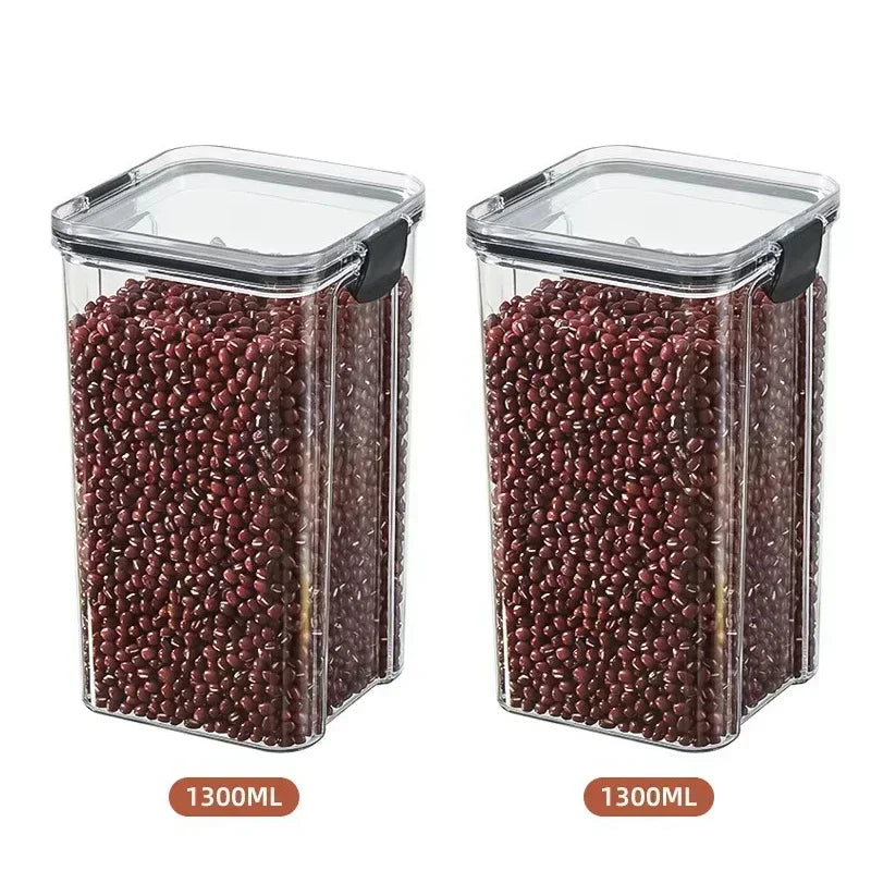 2/4 PCS Sealed Jar Containers Sets  (Stackable)