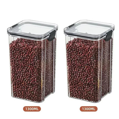 2/4 PCS Sealed Jar Containers Sets  (Stackable)