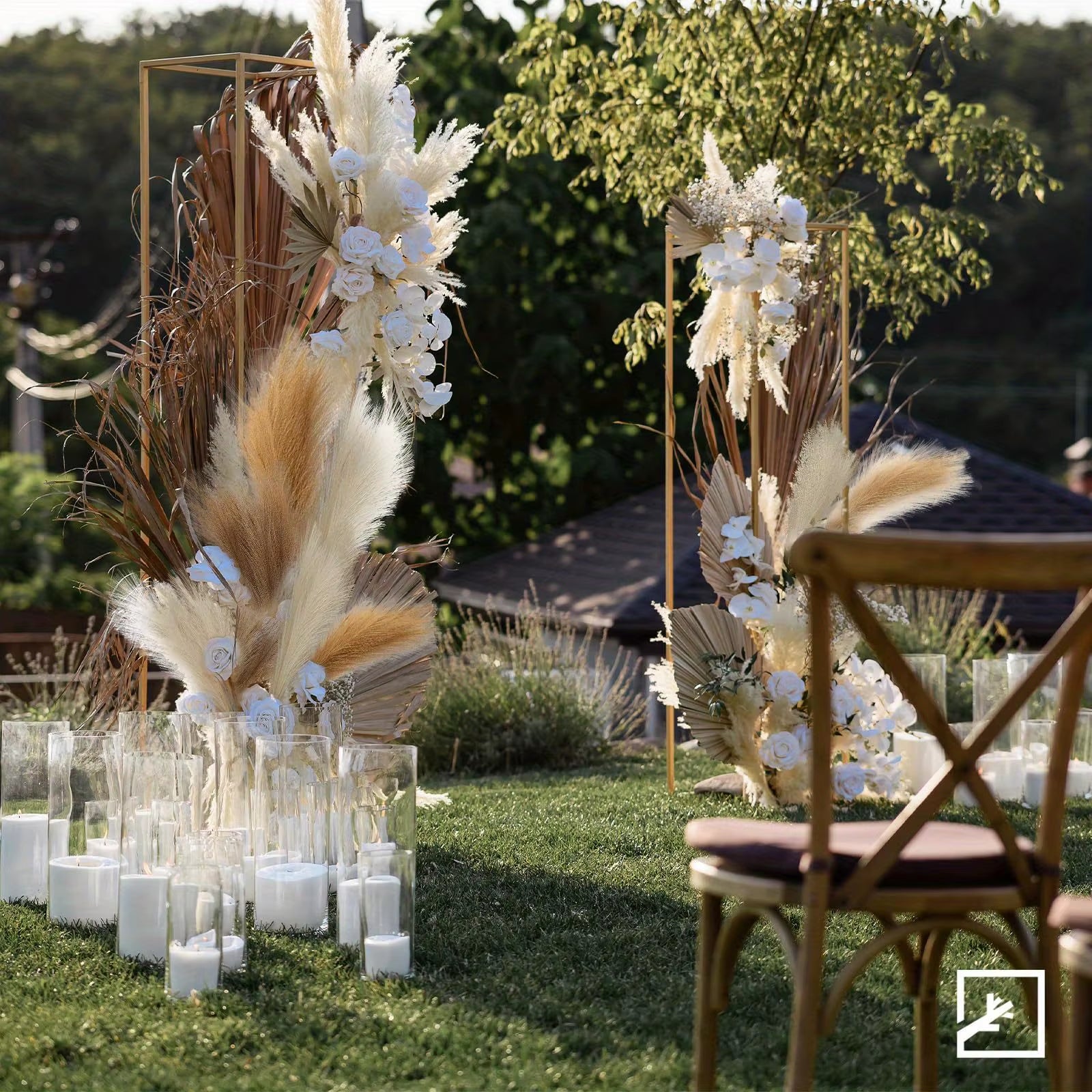 6PCS Artificial Pampas Flower Decor