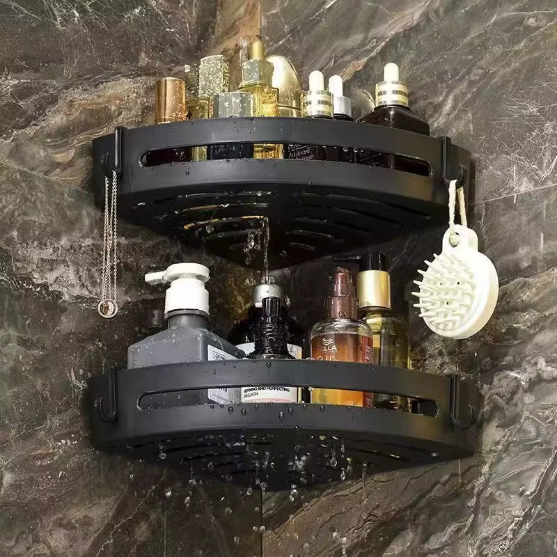 Strong Adhesive No Drill Shower Shelf Storage Wall Mount