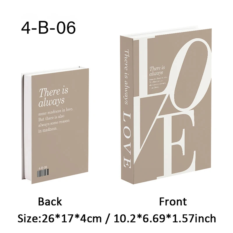 Fake Decorative Storage Book